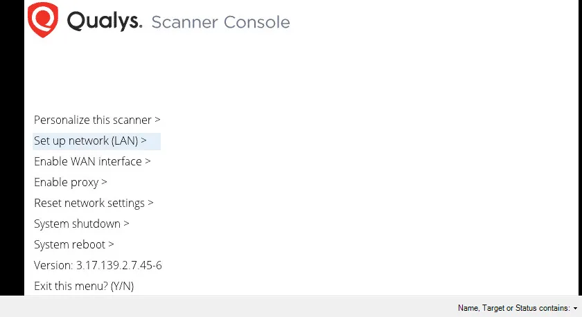 Configure a Qualys probe for SGBox